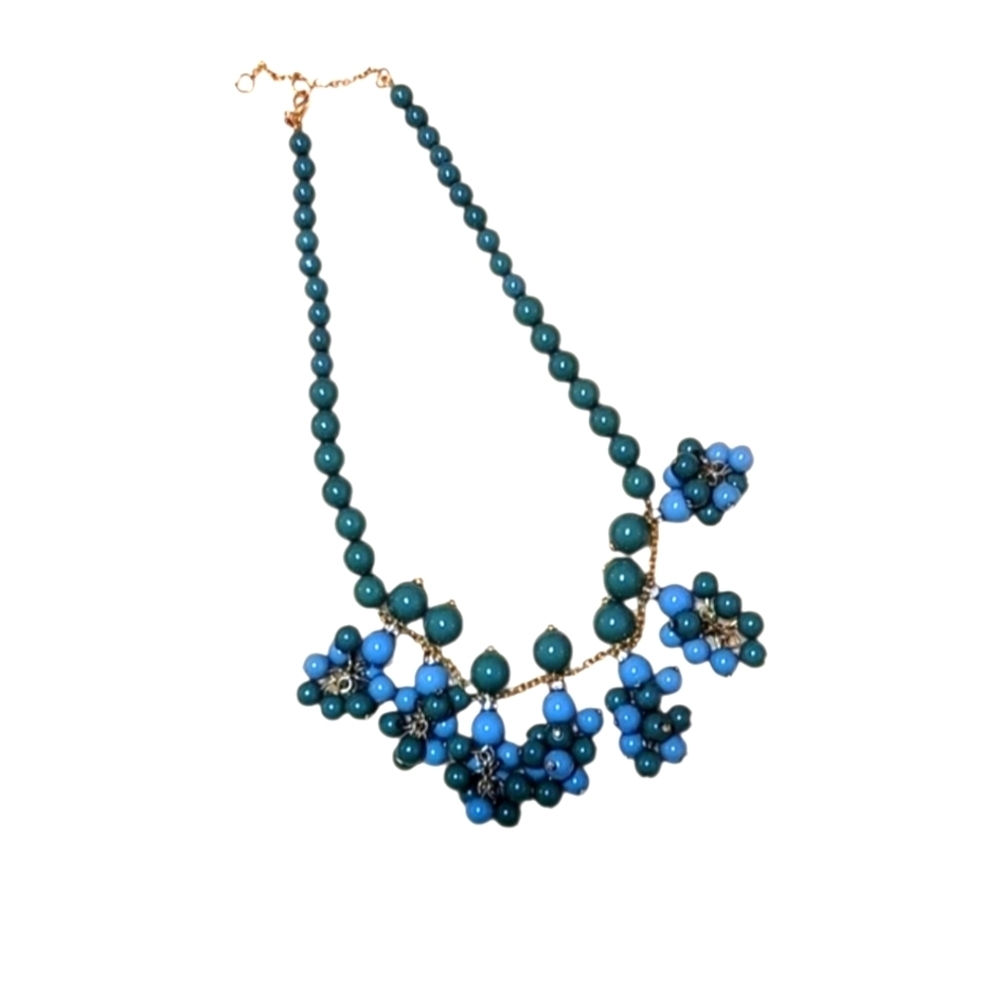 Ann Taylor Chunky Bib Necklace Boho Chic Retro